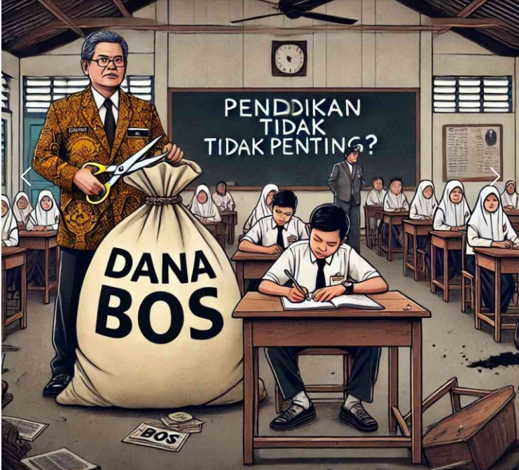 Dana BOS digunting, Pendidikan Tidak Penting?