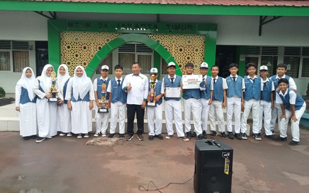 Siswa-siswi MTsN 24 Menjuarai Lomba Basket, Futsal, dan PMR