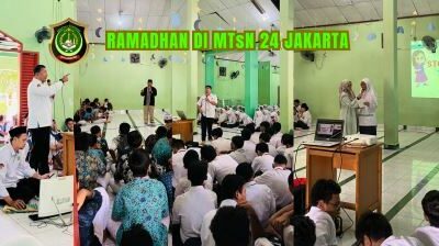 RAMADHAN MENGUATKAN KARAKTER – MTsN 24 Jakarta Timur Gelar Rangkaian Kegiatan Spiritual dan Kepedulian Sosial