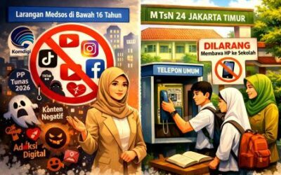 Anak dilarang Bermain Medsos – MTsN 24 Jakarta Sambut Kebijakan Komdigi
