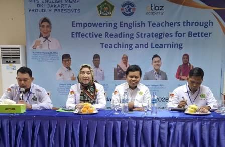 MGMP Bahasa Inggris MTs DKI Jakarta Gelar Pelatihan Strategi Membaca Efektif untuk Tingkatkan Kualitas Pembelajaran