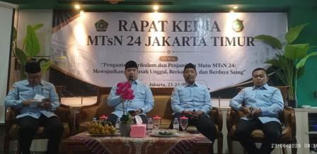 Raker MTsN 24 Jakarta Timur 2026: Evaluasi, Berinovasi, dan Menguatkan Prestasi Madrasah